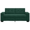 vidaXL Divano Divanetto Verde Scuro 180x77x82 cm in Velluto