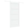 vidaXL Porta scorrevole 93 x 202 cm Legno ingegnerizzato Bianco