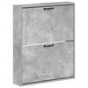 vidaXL Mobiletto per Scarpe da Muro HOORN 71 x 17 x 86 cm