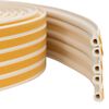 vidaXL Nastro adesivo per finestre Bianco 9 x 6 mm 12 m Schiuma EPDM