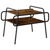 vidaXL Tavolino da salotto Rovere Fumo 70 x 50 x 51 cm