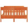 vidaXL Letto senza Materasso Marrone Cera 120x190 cm in Legno di Pino