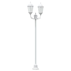 vidaXL Luce da Giardino 68 x 20 x 235 cm Alluminio e vetro
