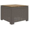 vidaXL Divano da Giardino a 1 Posto con Cuscino Aspetto Rattan PP