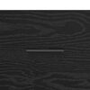 vidaXL Credenza Rovere Nero 100 x 30 x 59,5 cm Legno multistrato