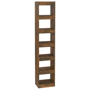 vidaXL Libreria/Divisorio Rovere Fumo 40x30x198 cm
