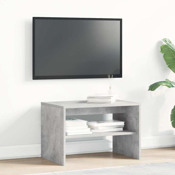 vidaXL Mobile per TV Grigio Cemento 60x40x40 cm Legno Multistrato
