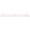 vidaXL Letto a Pallet Bianco 100x200 cm in Legno Massello di Pino