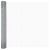 vidaXL Recinzione in Rete Saldato 1000 x 140 cm Argento