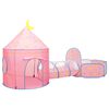 vidaXL Tenda da Gioco per Bambini Rosa con 250 Palline 301x120x128 cm