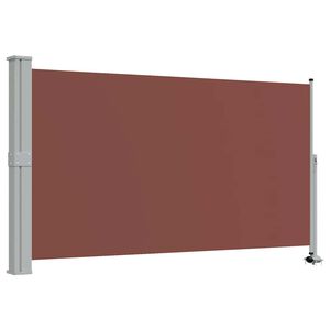 vidaXL Tenda da Sole Laterale Retrattile per Patio 140x300cm Marrone