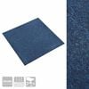 vidaXL Tappeto 20 pcs Blu Scuro 50 x 50 cm 100% Polipropilene