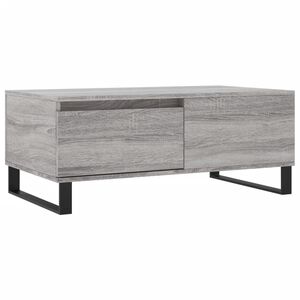 vidaXL Tavolino Salotto Grigio Sonoma 90x50x36,5 cm Legno Multistrato
