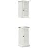 vidaXL Set di mobili per il bagno VIGO 2 pz Bianco e Bianco Antico