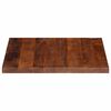 vidaXL Piano Tavolo 90x90x3,8 cm Quadrato Legno Massello di Recupero