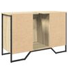 vidaXL Mobile Lavabo Bagno Rovere Sonoma 91x35x60 cm in Truciolato