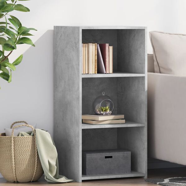 vidaXL Credenza Grigio Cemento 45x41x93 cm in Legno Multistrato