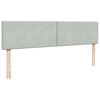 vidaXL Struttura Letto Pouf con Materasso 200x200 cm in Velluto