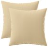 vidaXL Federa 2 pcs HEERLEN Beige 45 x 45 cm Poliestere