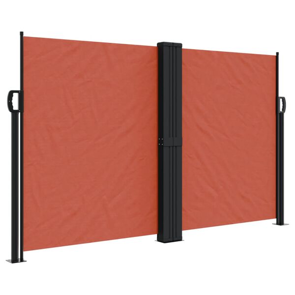 vidaXL Tenda da Sole Laterale Retrattile Terracotta 140x600 cm