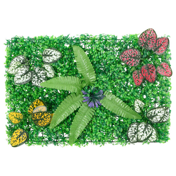 &nbsp;vidaXL Recinzione Piante Artificiali&nbsp;24 pz Verde 40x60 cm