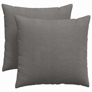 vidaXL Cuscini da Divano 2 pcs Grigio chiaro 45 x 45 cm