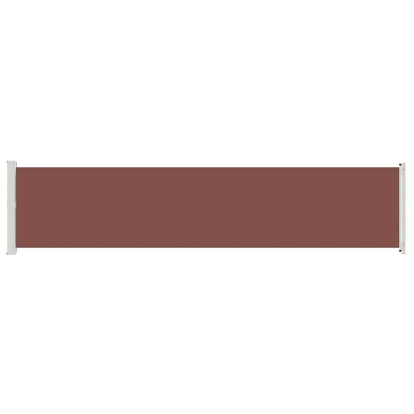 vidaXL Tenda Laterale Retrattile per Patio 140x600 cm Marrone