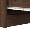vidaXL Credenza Rovere Marrone 100x35x76 cm in Legno Multistrato