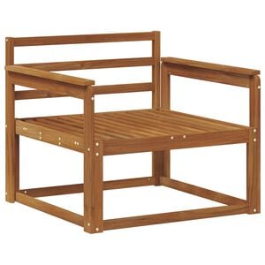 vidaXL Divano centrale per esterno Legno di Acacia Massello Naturale