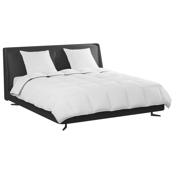 vidaXL Duvet Invernale con cuscino 3 pcs Bianco Piuma d'anatra