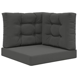 vidaXL Cuscino per divano da esterno 3 pcs Antracite Poliestere