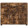 vidaXL Credenza con lo scaffale FLORIN Rovere fum&eacute; 88,5 x 30,5 x 73 cm