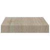 vidaXL Scaffali a Parete 2 pz Rovere 23x23,5x3,8 cm in MDF
