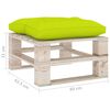 vidaXL Set Salotto Giardino su Pallet Cuscini 5 pz in Legno di Pino