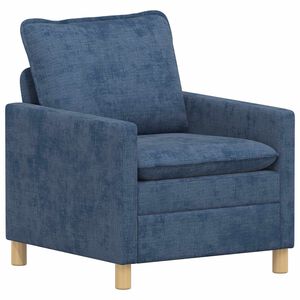 vidaXL Divano Blu 76 x 81 x 87,5 cm Poliestere