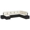 vidaXL Set Divano da Giardino 8 pz polyrattan