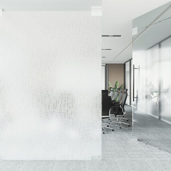vidaXL Pellicola per Finestra Smerigliata Motivo Stella 90x500 cm PVC