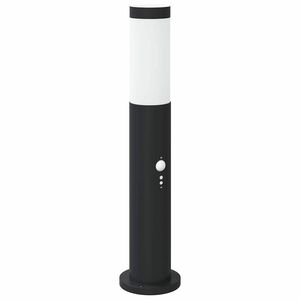 vidaXL Lampada a paletto con sensore 50 cm Acciaio Inox IP44