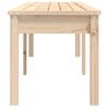 vidaXL Panca da Giardino 2 Posti 159,5x44x45 cm Legno Massello di Pino
