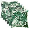 vidaXL Federa 6 pcs HEERLEN Motivo a Foglie 30 x 30 cm Poliestere