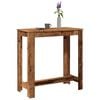 vidaXL Tavolo da Bar Legno Antico 102x50x103,5 cm in Legno Multistrato