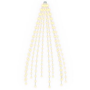 vidaXL Ghirlande luminose per alberi di Natale 180 LED Bianco caldo