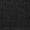 vidaXL Asciugamani Doccia 5 pz Cotone 450 gsm 70x140 cm Neri