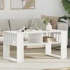 vidaXL Tavolino da salotto Bianco 92 x 49,5 x 45 cm Legno multistrato