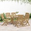 vidaXL Set da Pranzo da Giardino 7 pz in Legno Massello di Acacia