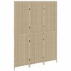vidaXL Divider per stanze Beige 147 x 180 cm polyrattan
