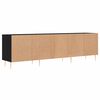 vidaXL Mobile Porta TV Nero 150x30x44,5 cm in Legno Multistrato