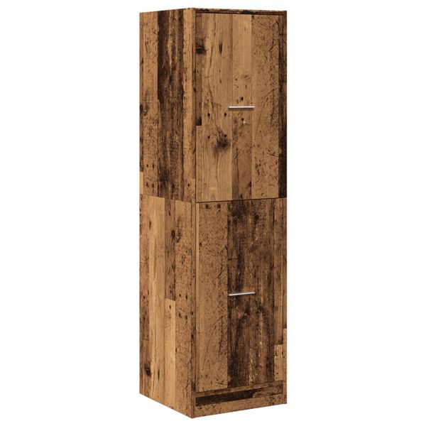vidaXL Armadietto da Farmacia Legno Vecchio 40x41x144,5 cm Truciolato