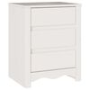 vidaXL Armadio da Notte con cassetto Drammen Bianco 45 x 35 x 56 cm