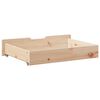 vidaXL Cassettoni da Letto con Ruote 2 pz 85x55x17 cm in Legno di Pino